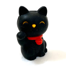 Load image into Gallery viewer, 380143 MANEKI WELCOME CAT ERASER-BLACK-1 ERASER
