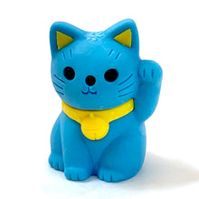 Load image into Gallery viewer, 380148 MANEKI WELCOME CAT ERASER-BLUE-1 ERASER

