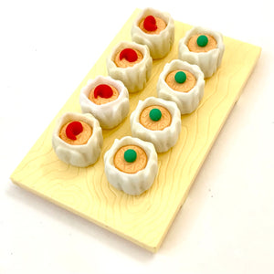 380872 DIM SUM ERASERS-4 erasers