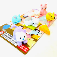 Load image into Gallery viewer, 383141 IWAKO CAT &amp; MOUSE ERASER CARD-1 CARD
