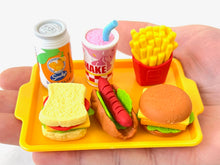 Load image into Gallery viewer, 383311 IWAKO FAST FOOD ERASER CARD-1 CARD
