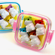 Load image into Gallery viewer, X 384301 IWAKO 4-HAMSTERS ERASER IN A BOX-DISCONTINUED
