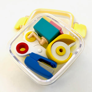 X 384331 4-IWAKO STATIONERY ERASERS IN A BOX-DISCONTINUED