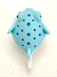 380168 IWAKO BLUE PUFFER FISH ERASER-1 Eraser