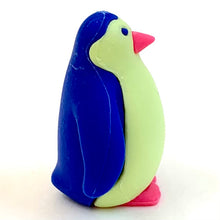 Load image into Gallery viewer, 384591 Iwako Colorz Penguin -1 box of 5 Erasers
