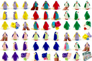 384591 Iwako Colorz Penguin -1 box of 5 Erasers