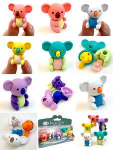 384601 Iwako Colorz Koala -1 box of 5 Erasers