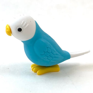 380055 Iwako Parakeet Eraser-BLUE-1 Eraser