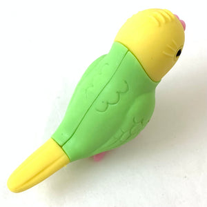 380056 Iwako Parakeet Eraser-GREEN-1 Eraser