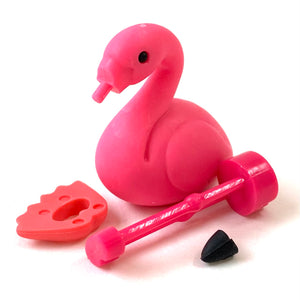 380058 Iwako Flamingo Eraser-DARK PINK-1 Eraser