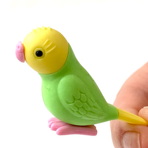 380056 Iwako Parakeet Eraser-GREEN-1 Eraser