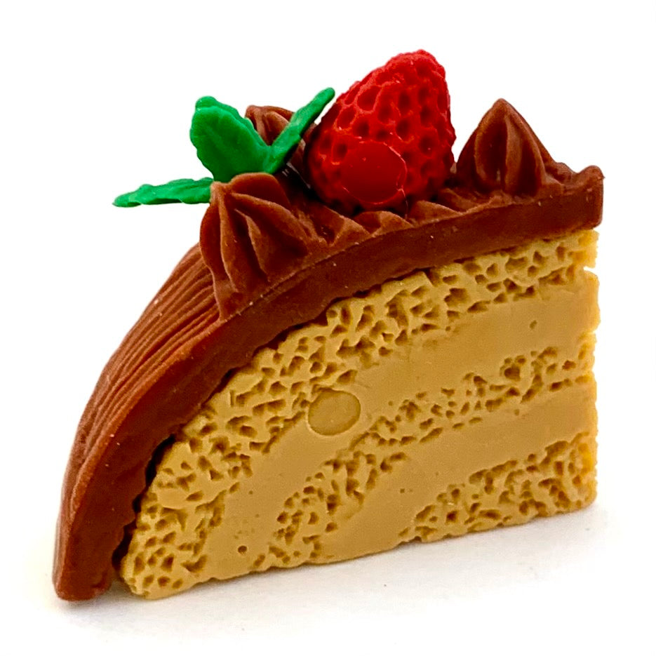 381474 IWAKO SLICED CAKE ERASER-CHOCOLATE-1 ERASER
