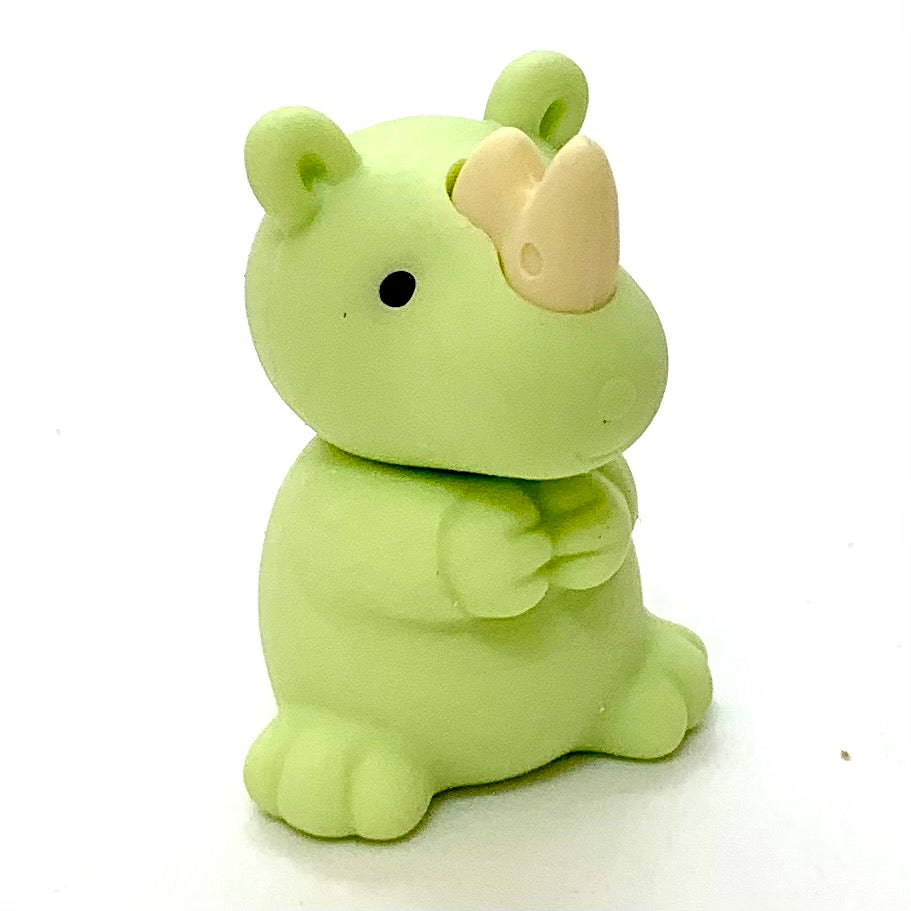 382258 IWAKO RHINO ERASER-GREEN-1 erasers