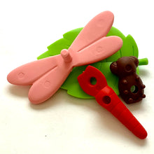Load image into Gallery viewer, X 382195 iwako DRAGONFLY ERASER-3 COLORS-DISCONTINUED
