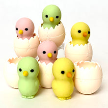 Load image into Gallery viewer, 382422 Iwako Baby Chick Erasers-3 erasers
