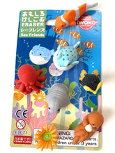 Load image into Gallery viewer, 383131 SEA FRIENDS ERASER CARD-1 CARD
