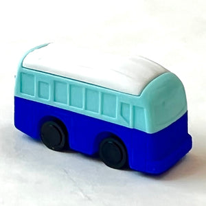 3813621 IWAKO BUS WITH BLUE ERASER - 1 ERASER