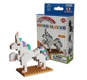 38485 Iwako BLOCKS Unicorn Eraser-1